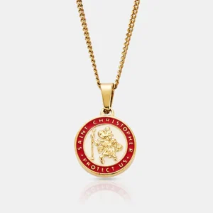 Enamel Saint Christopher
